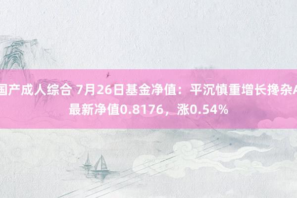 国产成人综合 7月26日基金净值：平沉慎重增长搀杂A最新净值0.8176，涨0.54%