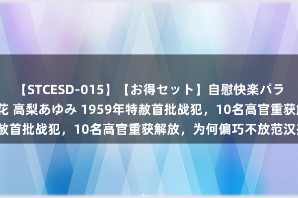 【STCESD-015】【お得セット】自慰快楽パラノイド 大場ゆい 本庄優花 高梨あゆみ 1959年特赦首批战犯，10名高官重获解放，为何偏巧不放范汉杰？