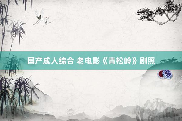 国产成人综合 老电影《青松岭》剧照