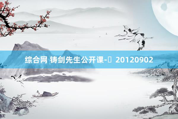 综合网 铸剑先生公开课-​20120902